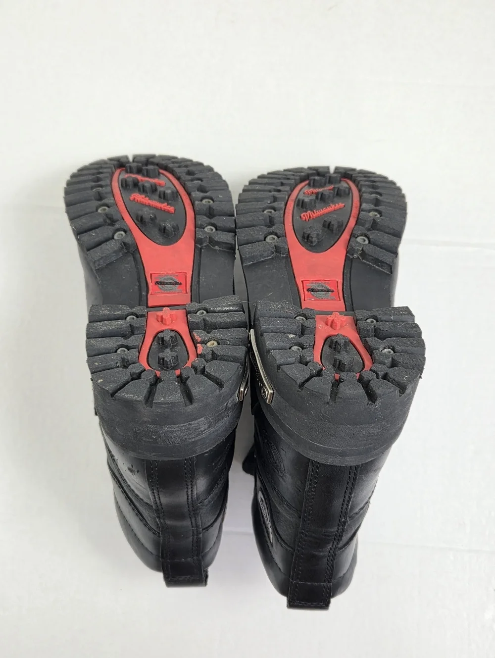 Milwaukee Feedom Flex Black Leather Motorcycle Boots Size 9.5 Style MB223